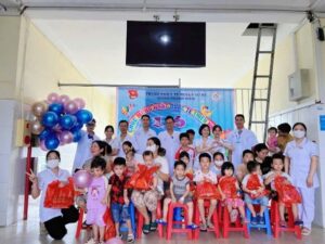 hoạt động tại khoa nhi